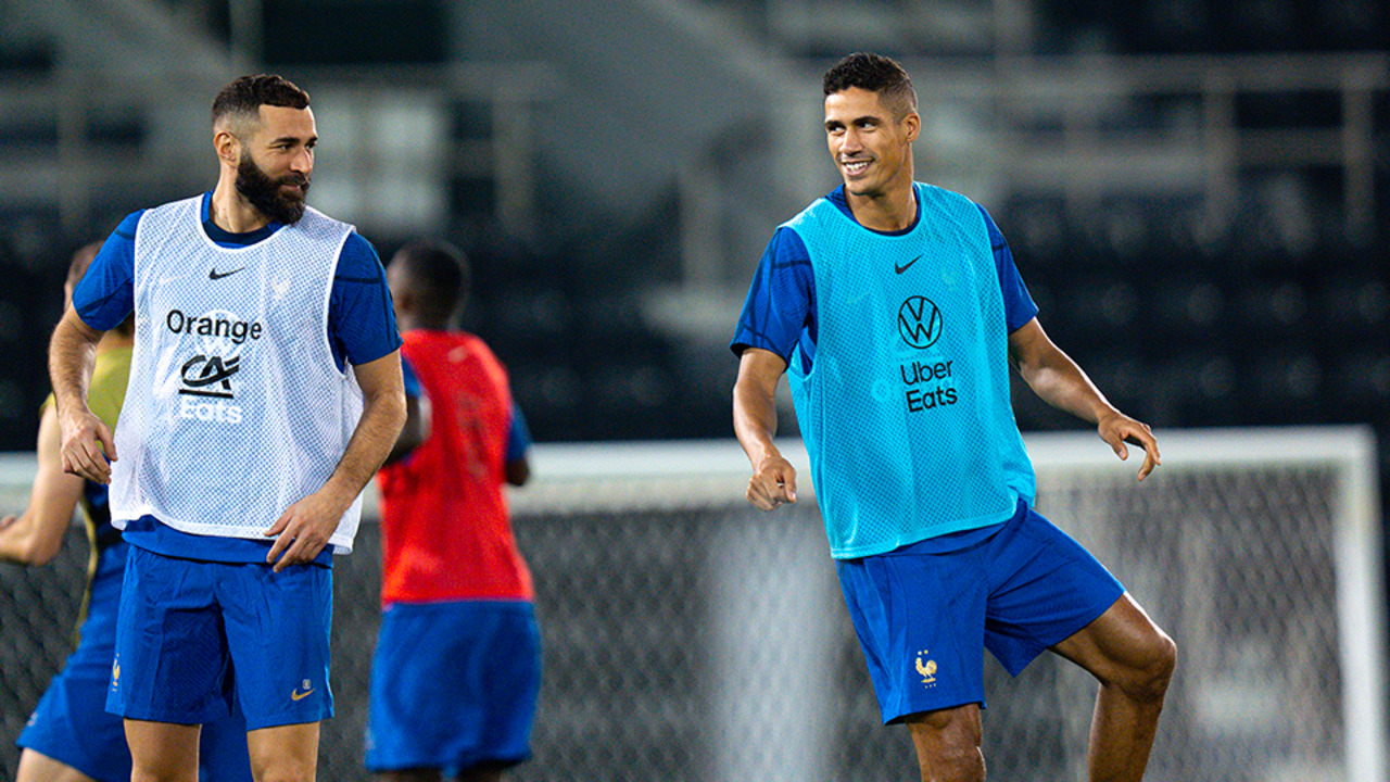 Benzema et Varane en spécifique