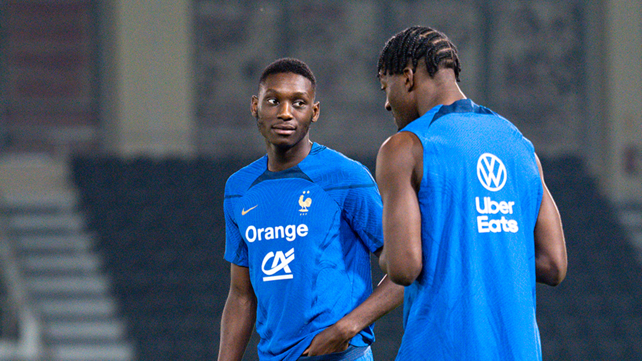 A l'entrainement samedi