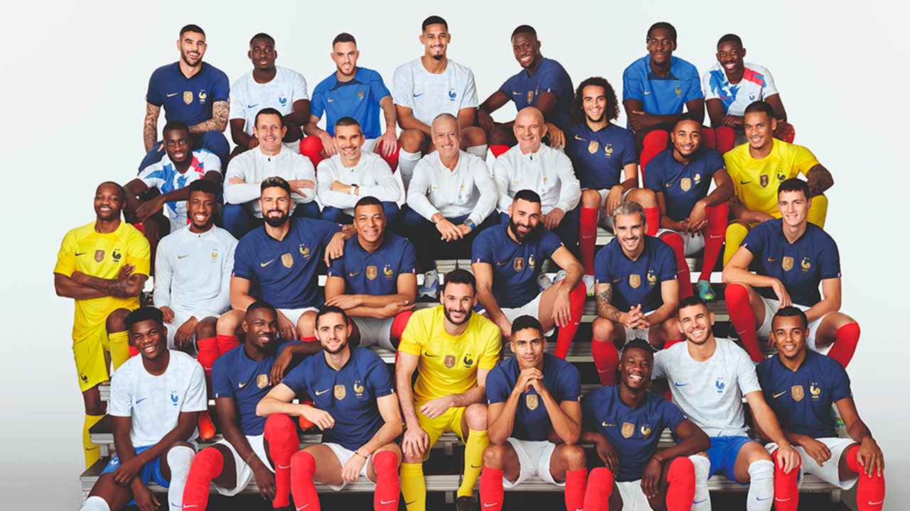 Shooting avec les Bleus