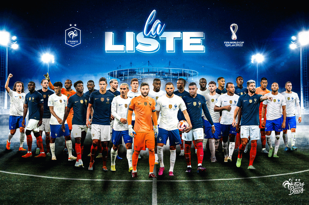 Les 25 Bleus pour le Qatar