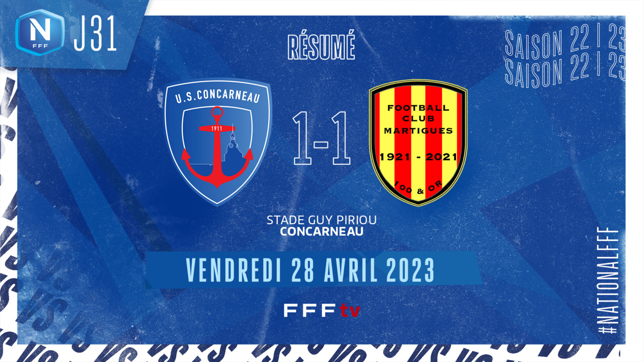 J31 | US Concarneau - FC Martigues (1-1)
